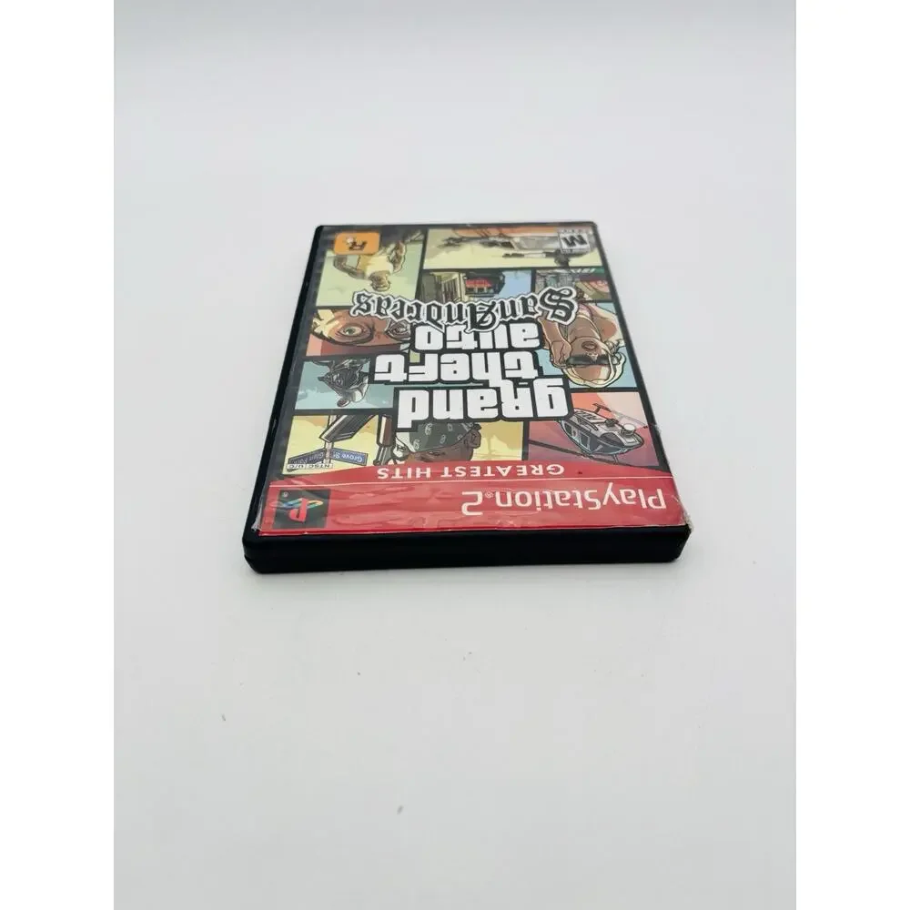 GTA San Andreas PS2 Greatest Hits Tested and Working No Manual No Map